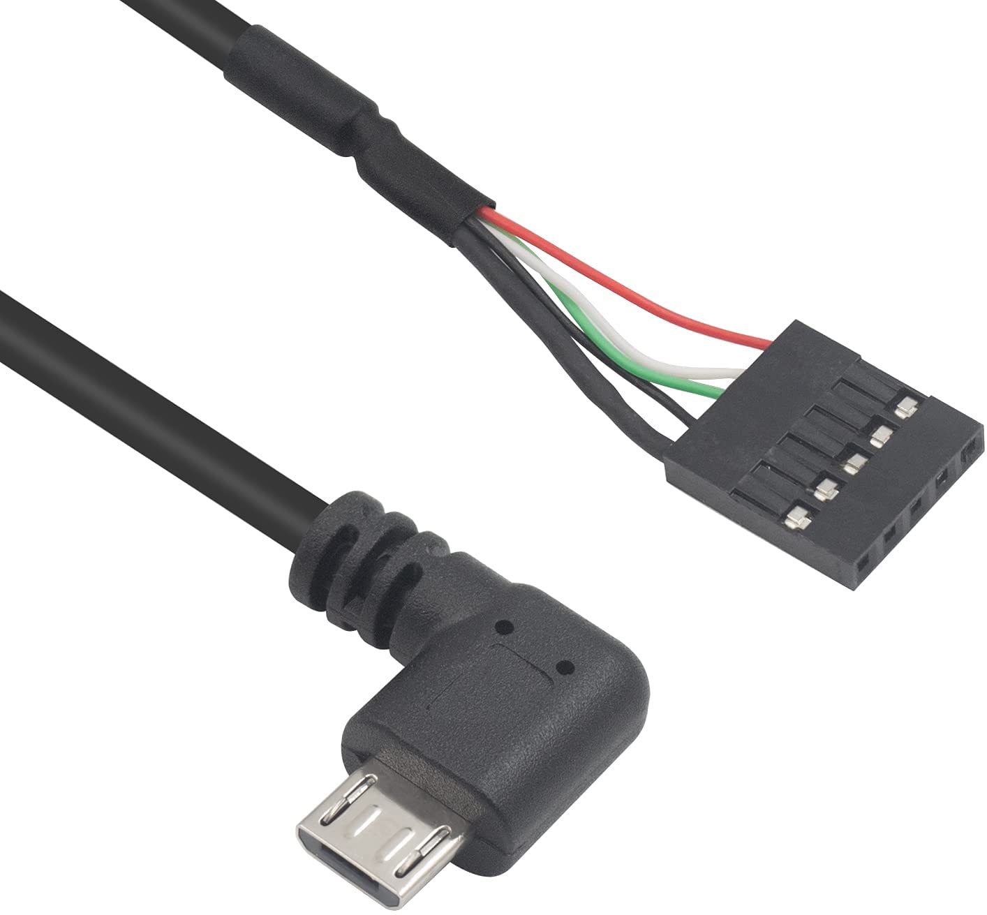 Micro USB 5 Pin to 5 Pin Motherboard Female Dupont Cable 0.5m