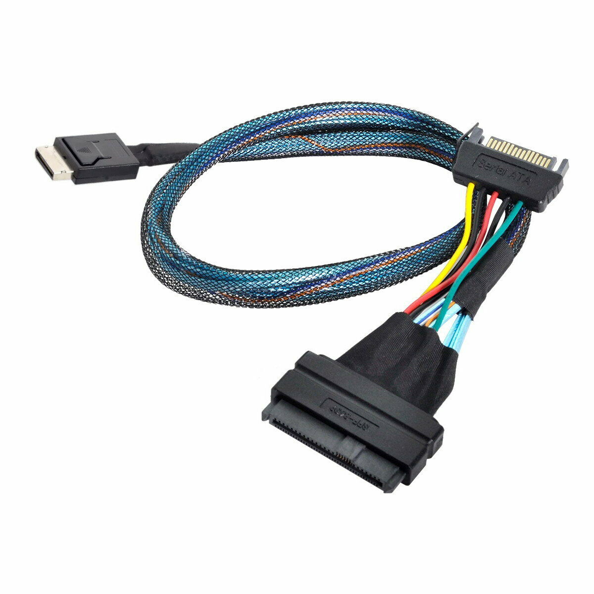 OCuLink (SFF-8611 4i) to U.2 U.3 (SFF-8639) NVME PCIe PCI-Express SSD Cable