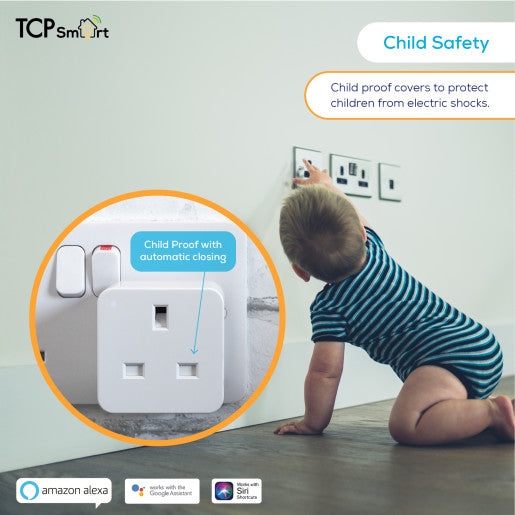 TCP Global Smart Wi-Fi Single Socket UK Plug