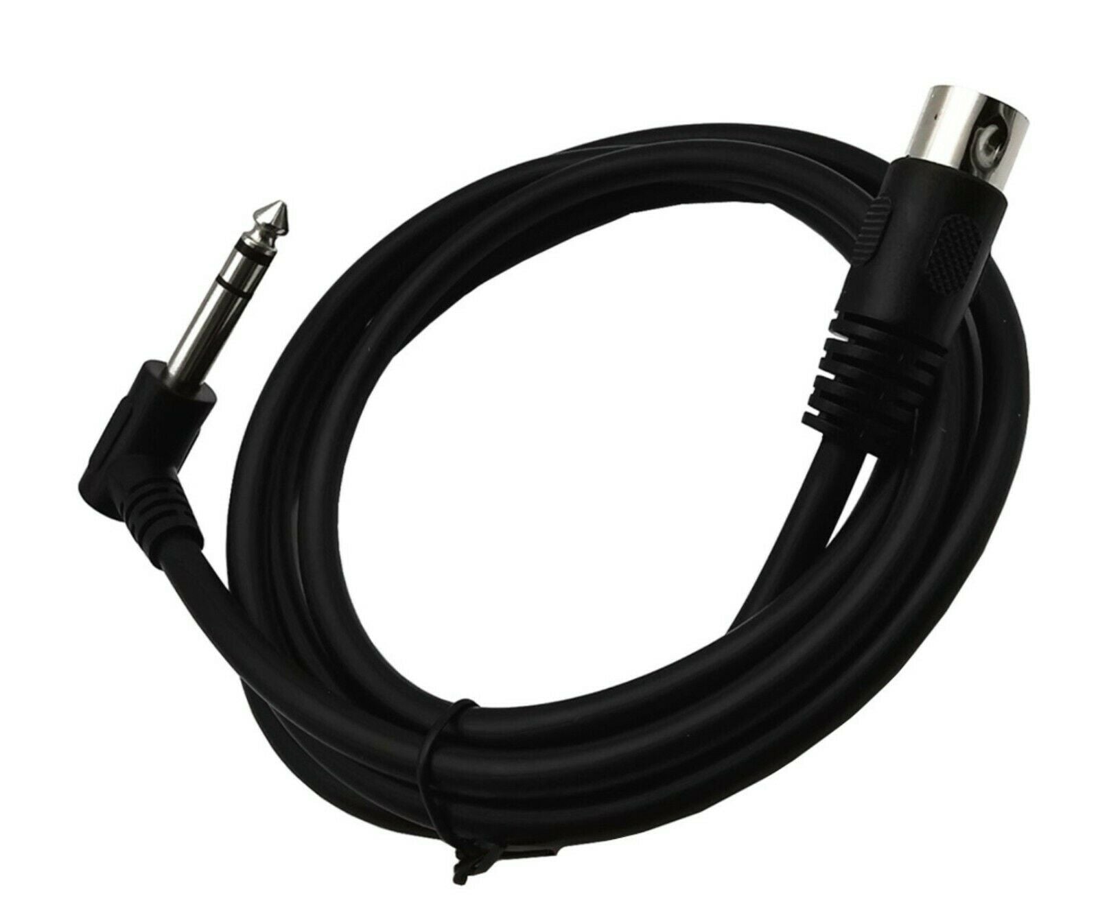 MIDI 5-Pin Din Male to 6.35mm (1/4 Inch) Male TRS Stereo Audio Cable