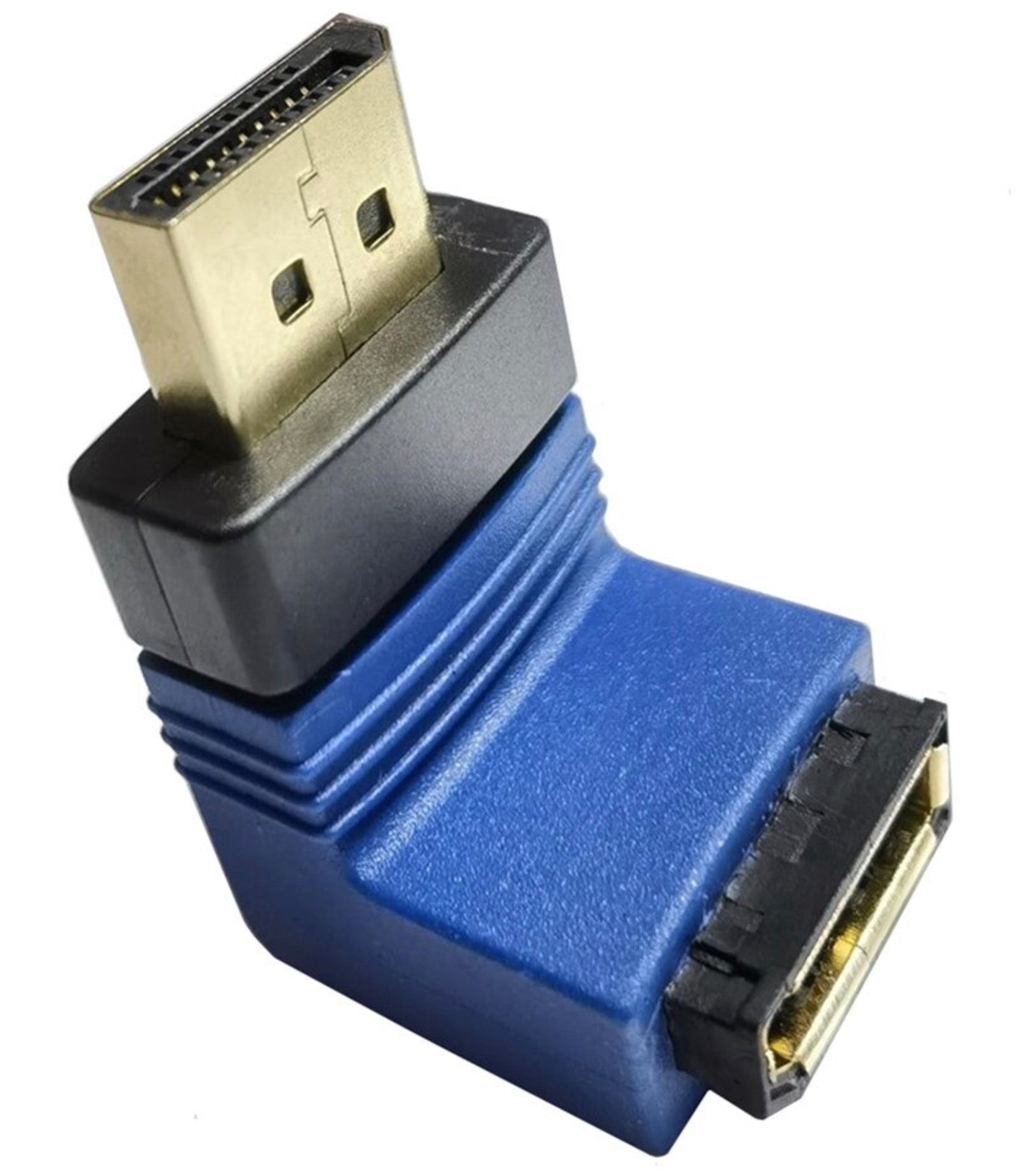8K DisplayPort right angle adapter connector