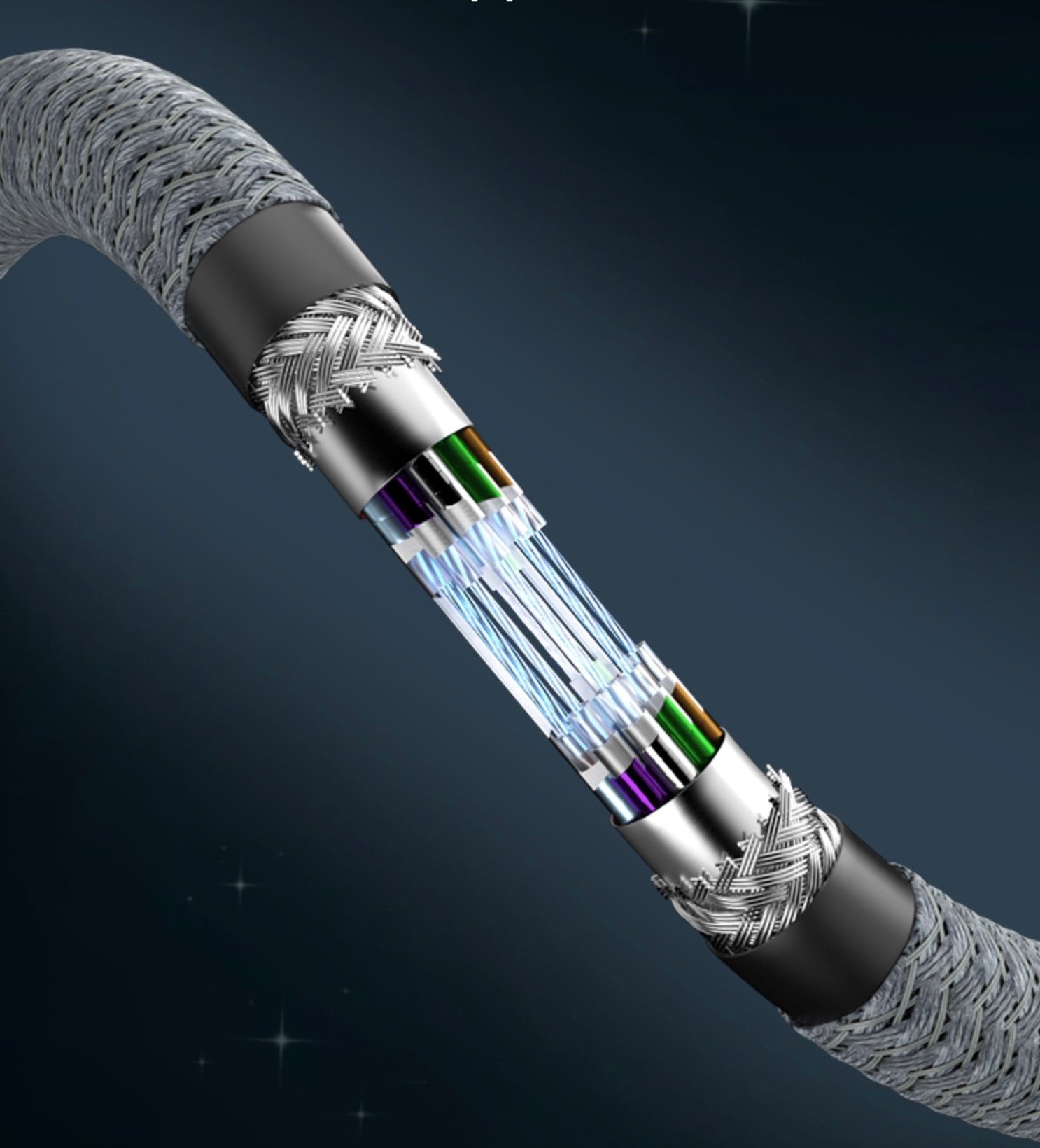 USB-C Thunderbolt 4 extension cable close-up