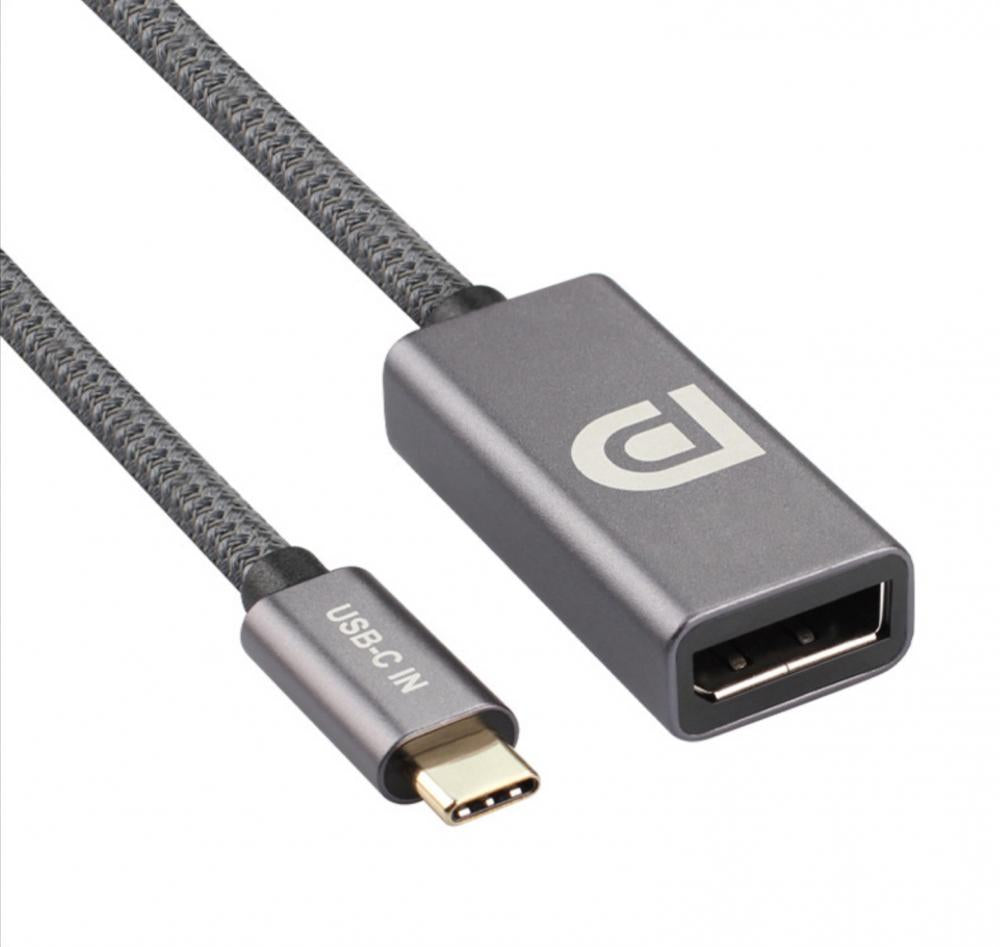 USB-C to DisplayPort Female Converter 4K 60Hz 0.2m
