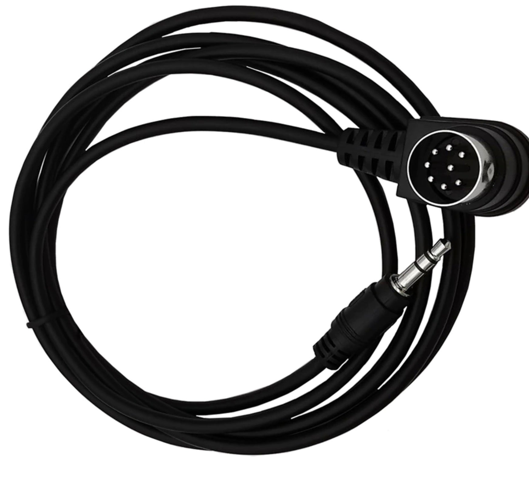 Cable connected to Alpine head unit CD changer port.