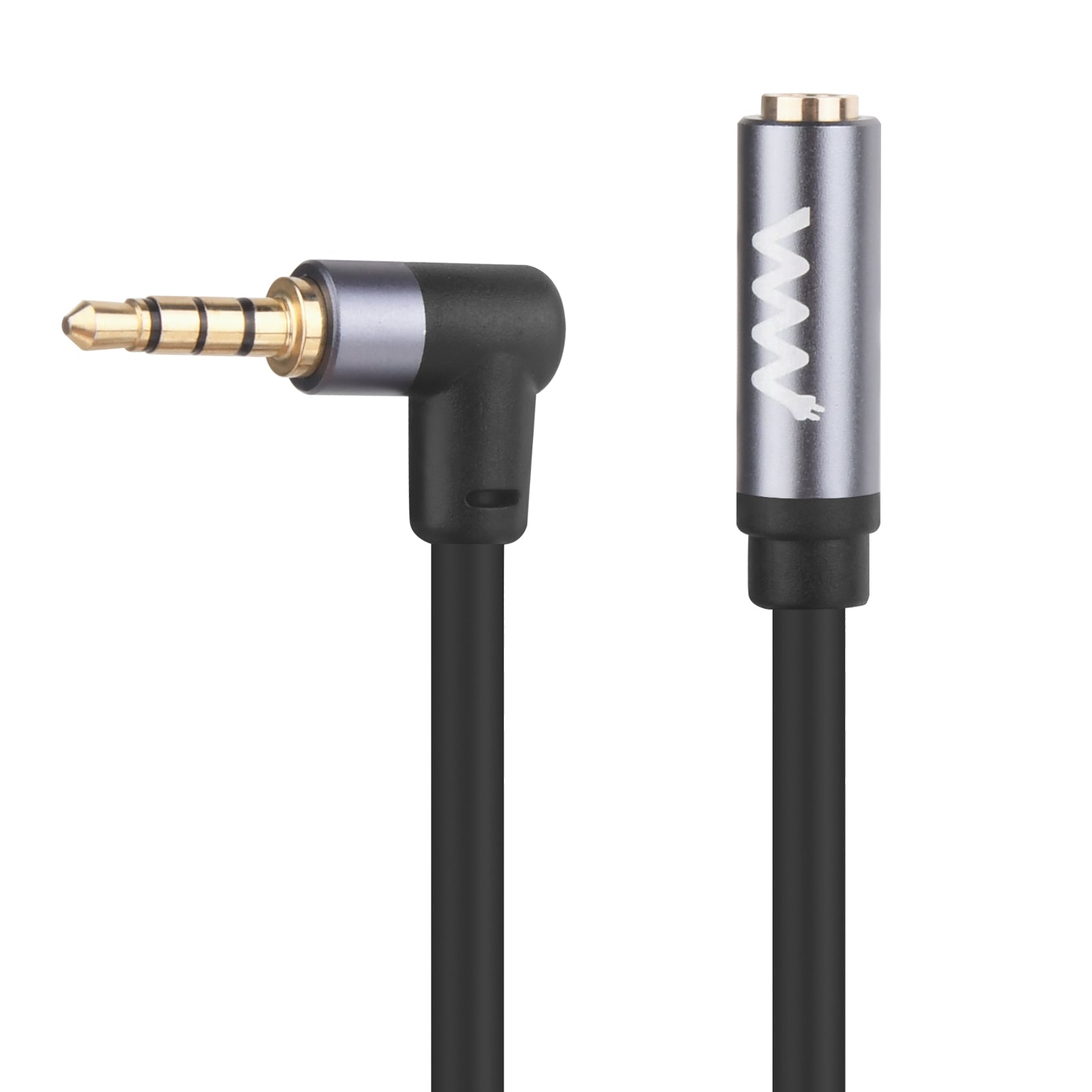 3.5mm TRRS female socket with metal housing.