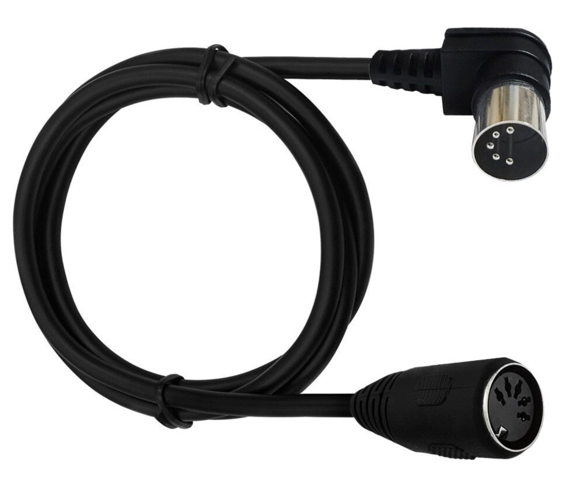 Straight-through DIN MIDI extension cable
