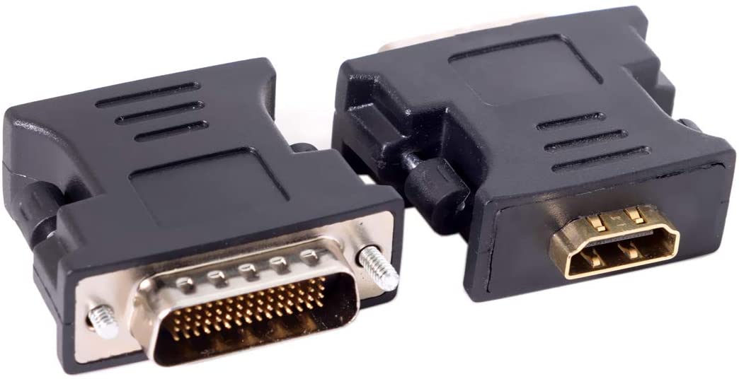 DMS-59 HDMI adapter connector close-up