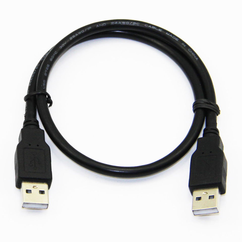 USB 2.0 Type A Male to Type A Male Data Cable