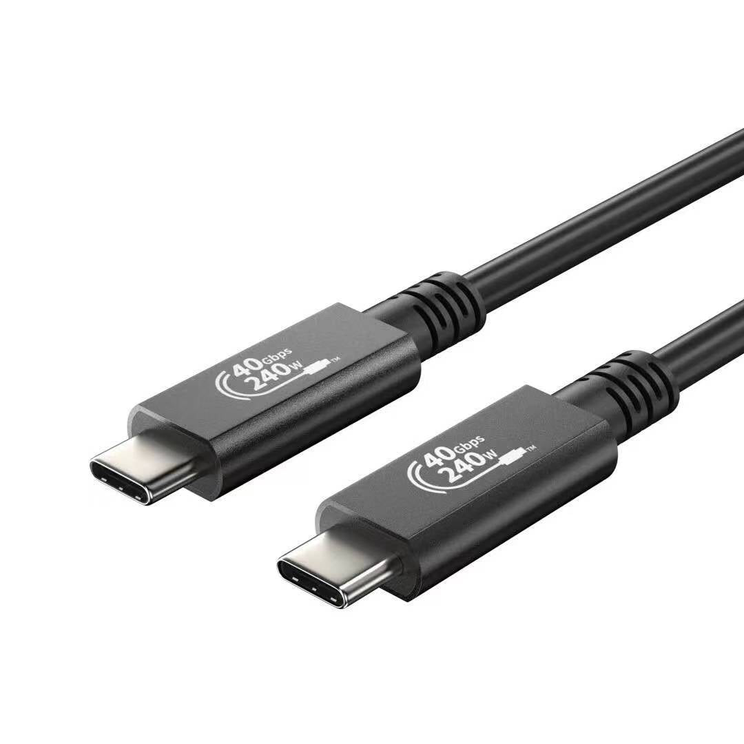 USB-C Gen 3 240W(48V/5A) PD Charging Data Cable Data 40Gbps 8K 1m