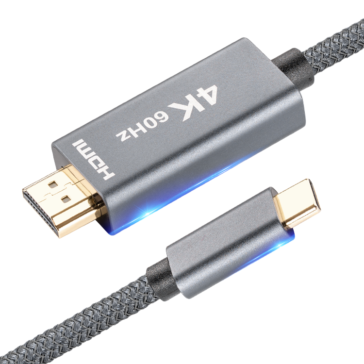 USB-C to HDMI 4K@60Hz Cable (Supports UHD, 3D, HDR, Audio/Video Sync) 2m