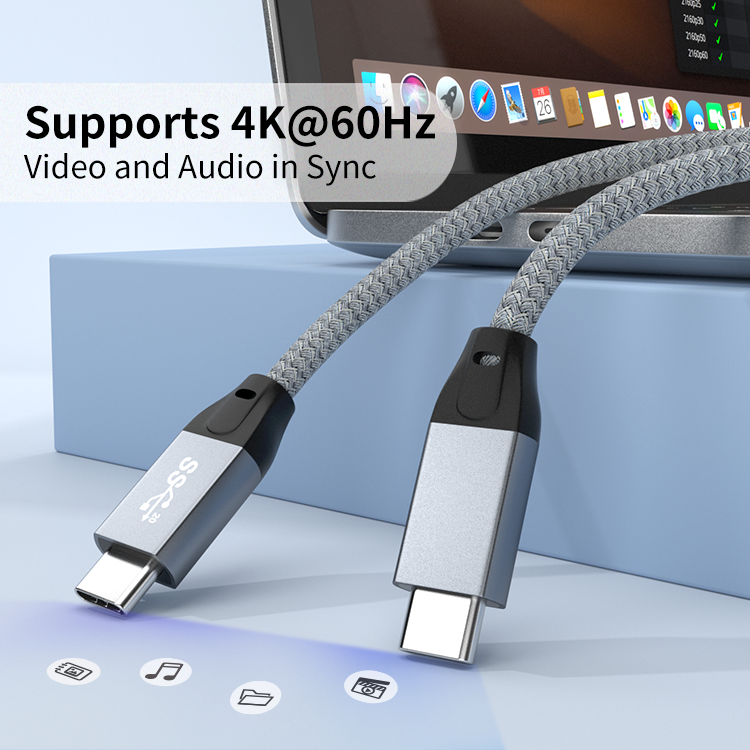 USB-C 3.1 Gen 2 Type C PD 100W Cable with E-Marker Chip