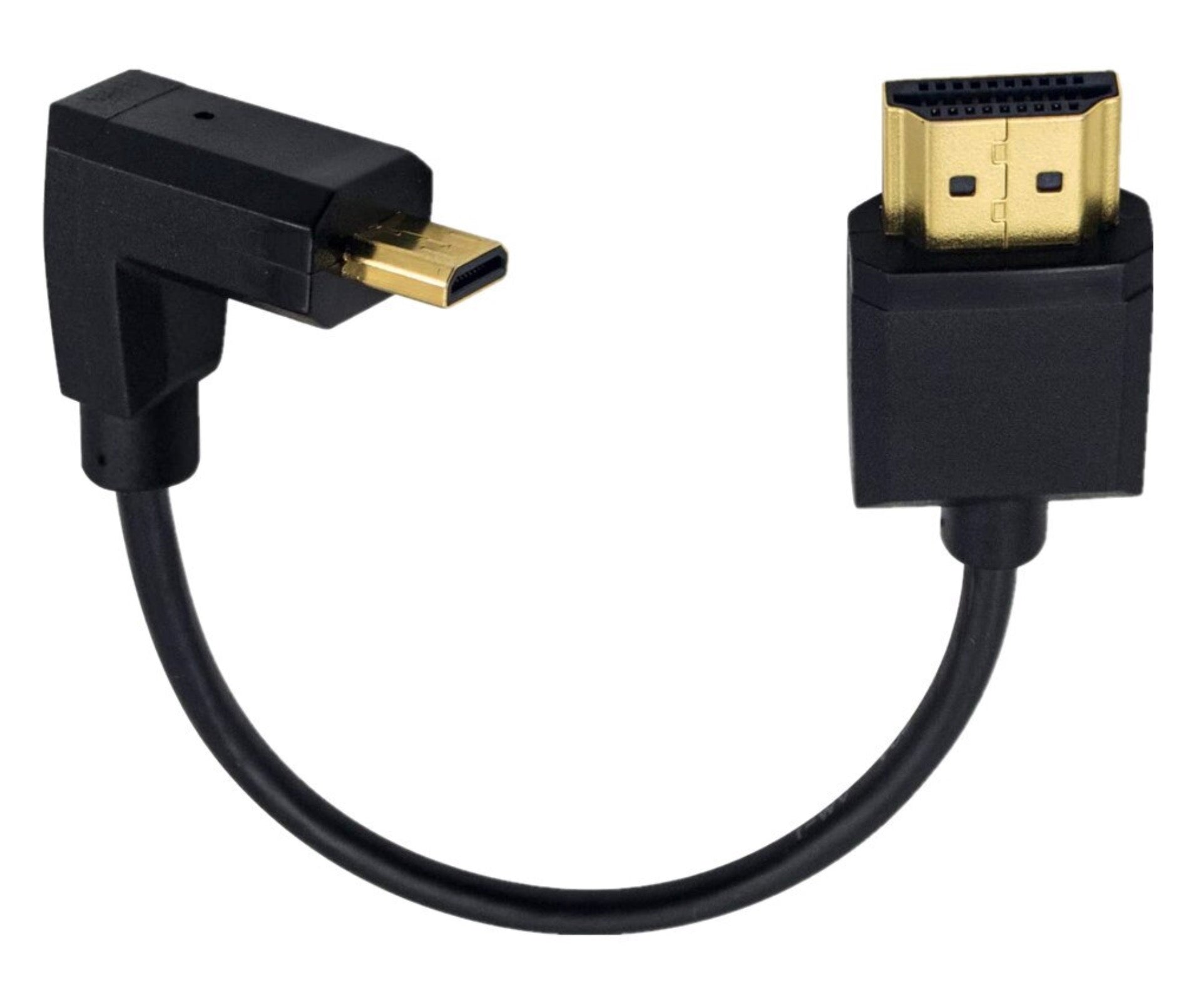 HDMI 2.0 micro HDMI cable with gold connectors