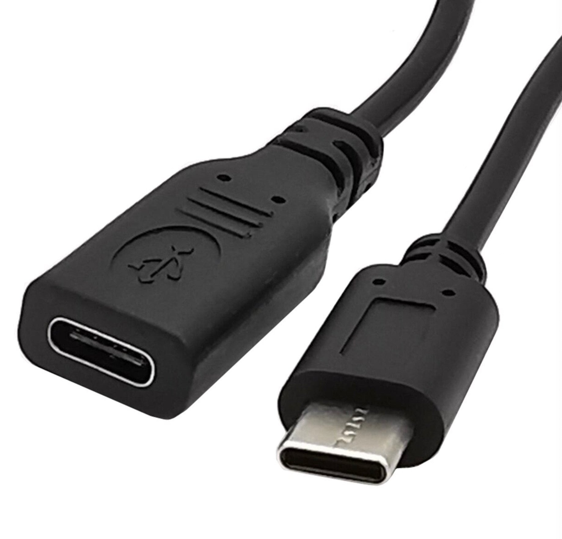 Inline on/off switch close-up on USB-C charging extension