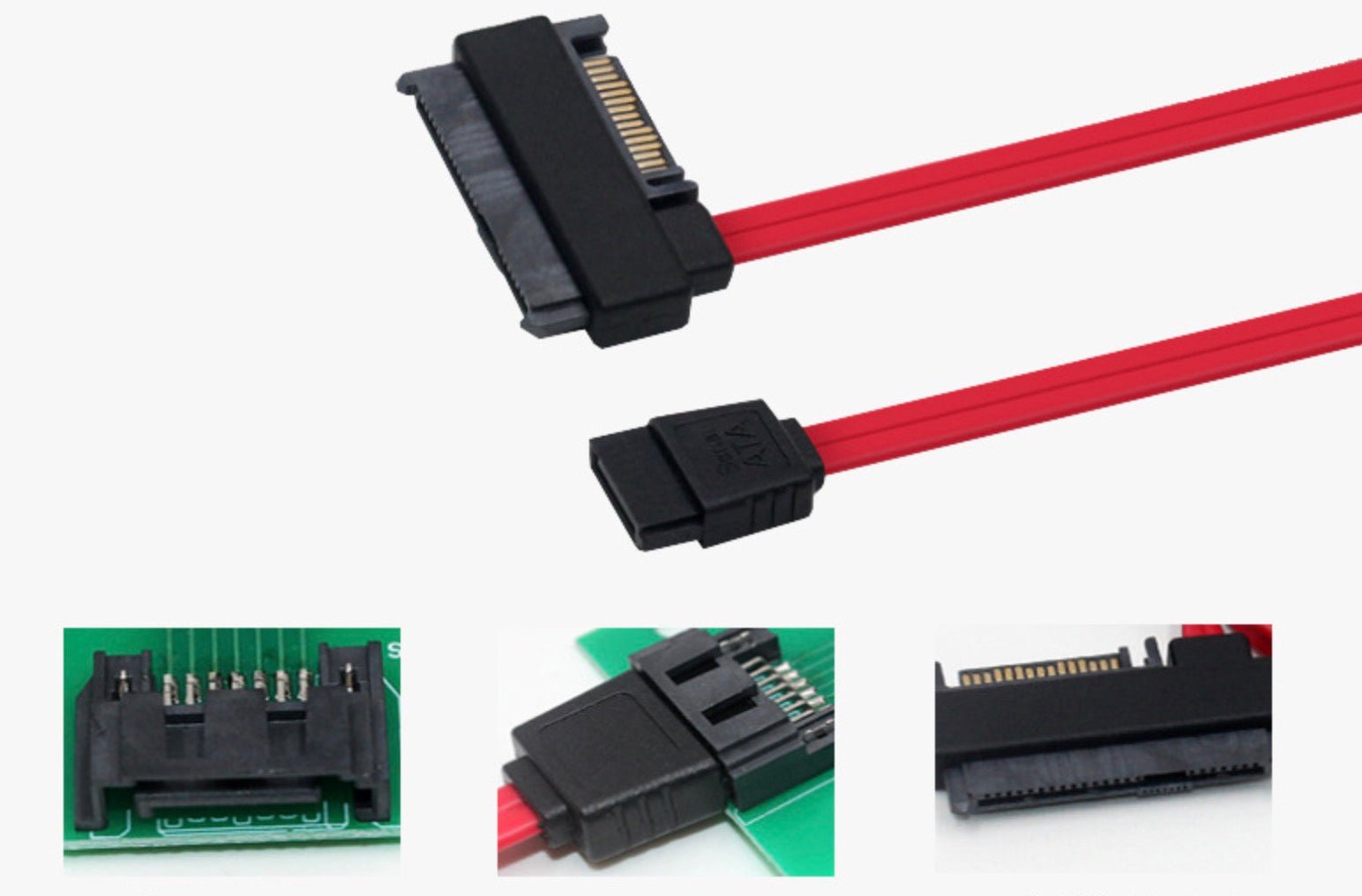 Internal SAS to SATA drive cable with power