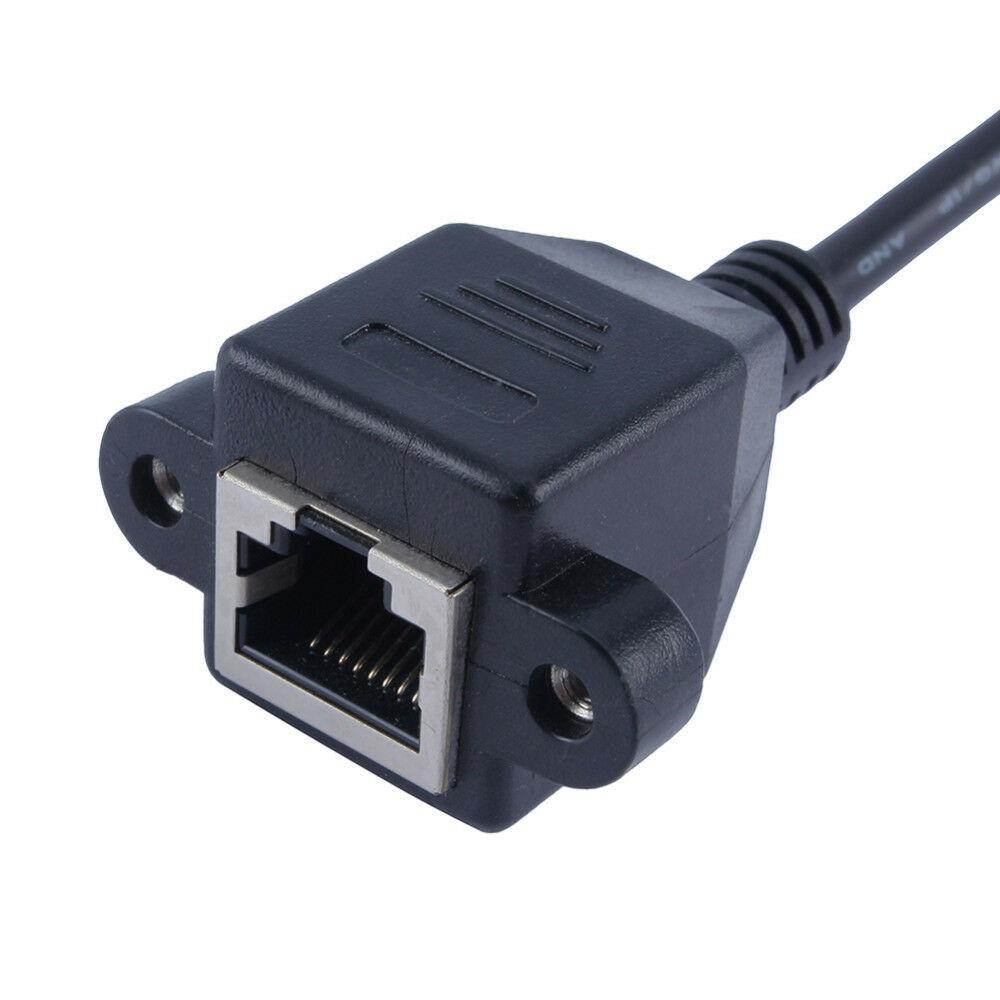 LAN extension cable with panel mount01