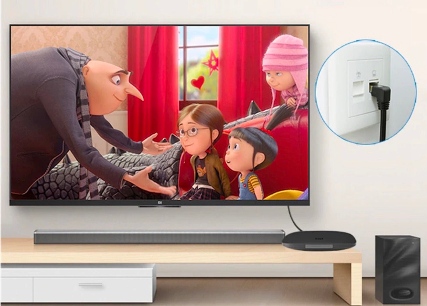 LAN extension cable with panel mount02