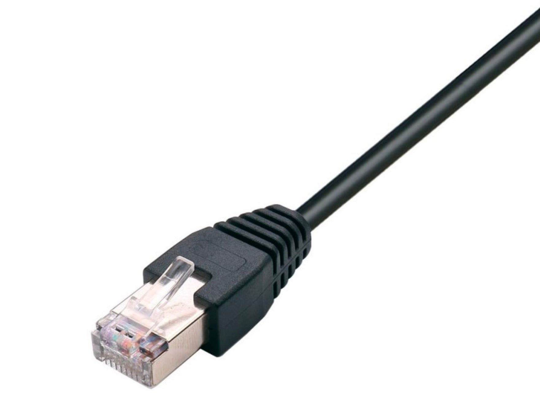 LAN extension cable with panel mount 3
