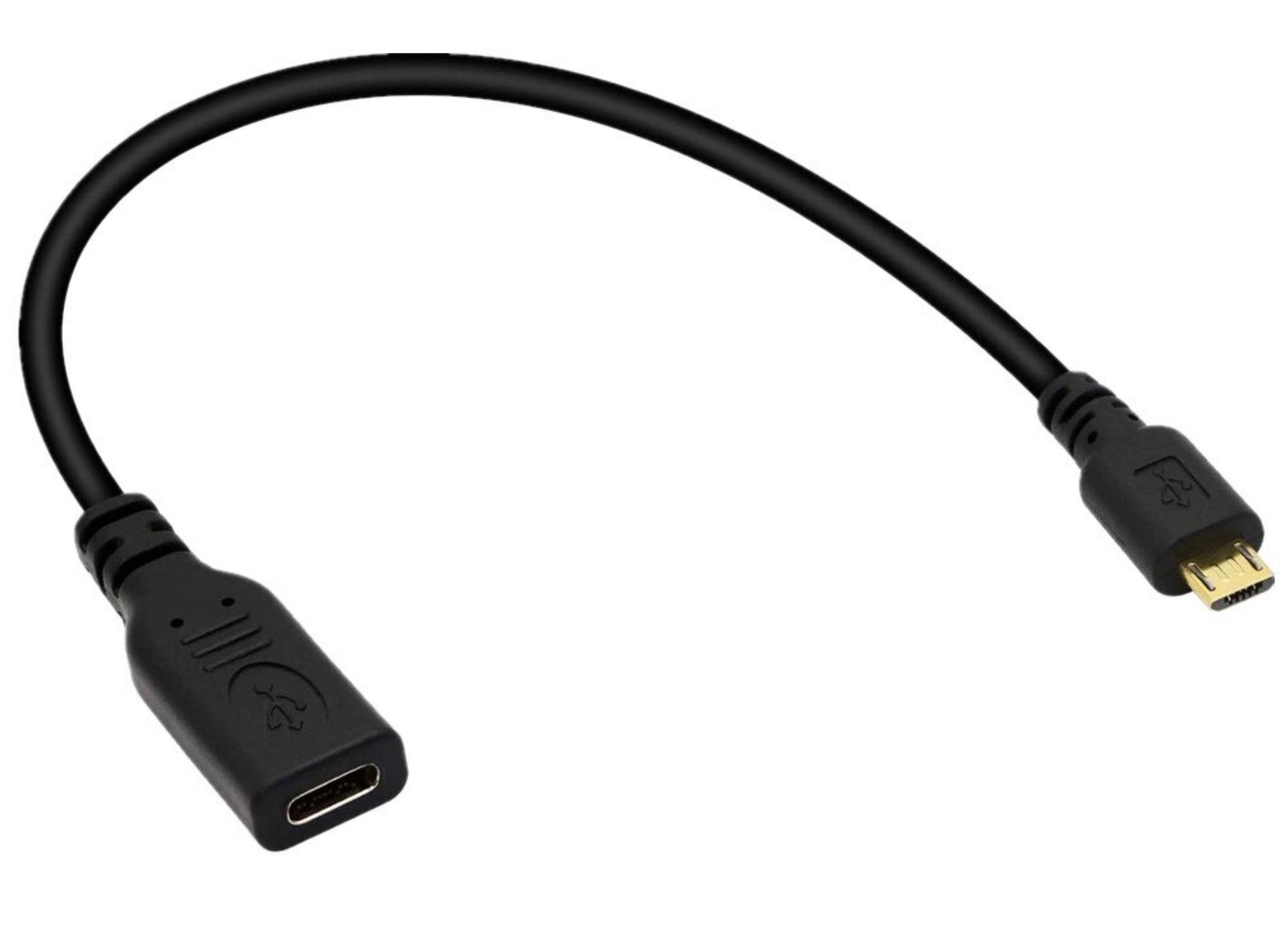 Angled Micro-USB connector