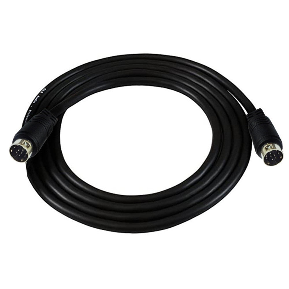Mini DIN male to male audio cable for sound equipment
