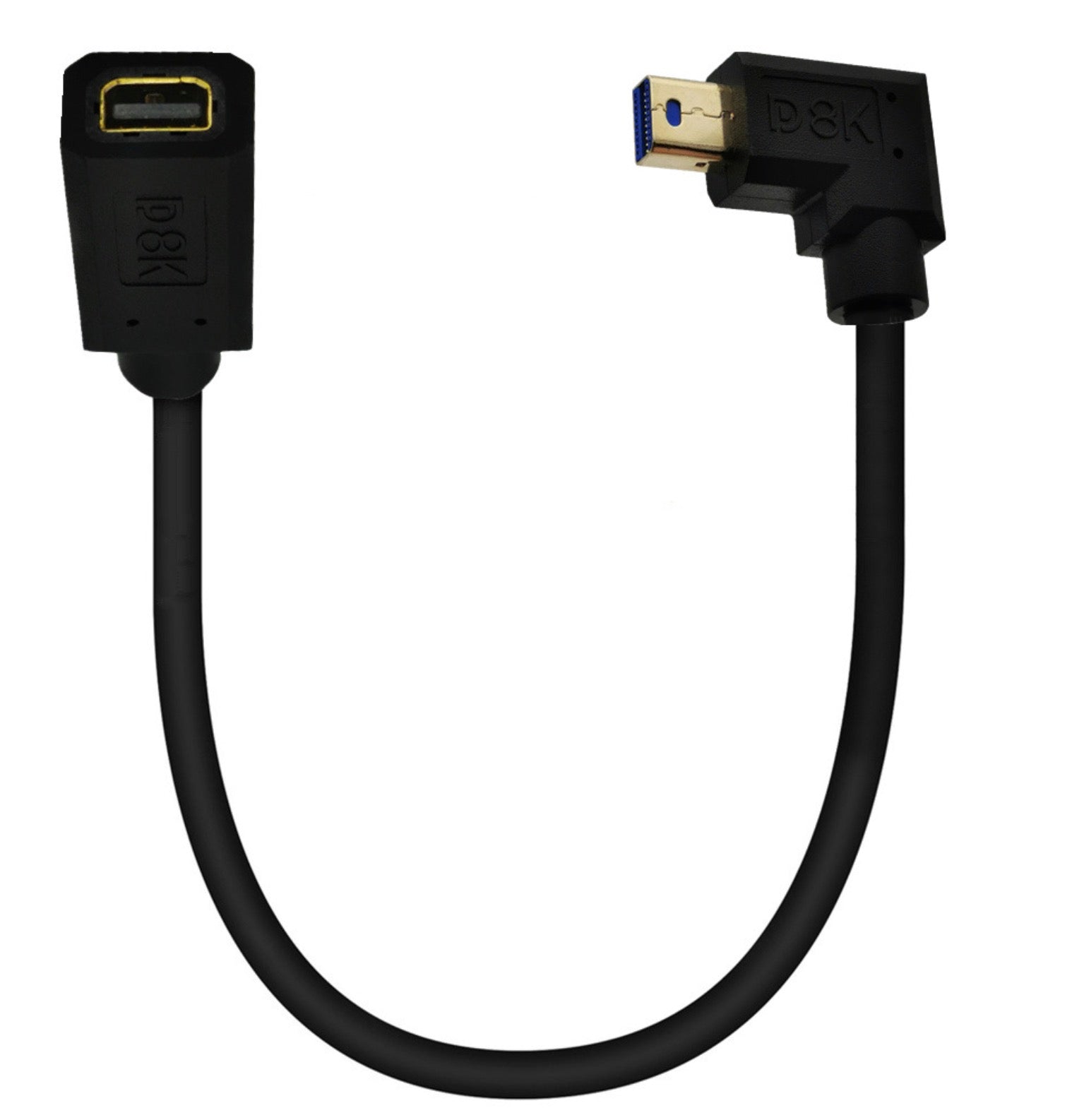 Mini DisplayPort male to female video extension cable