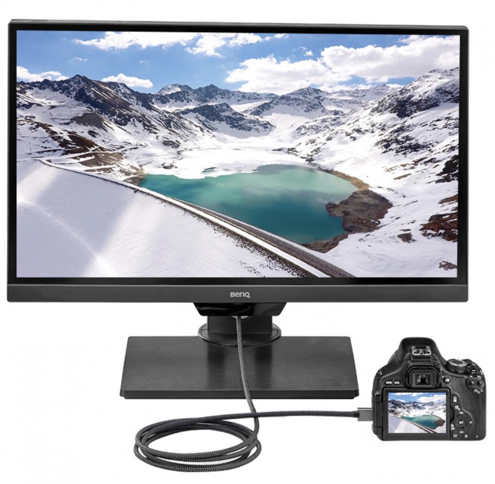  Mini HDMI to HDMI braided 4K video cable 