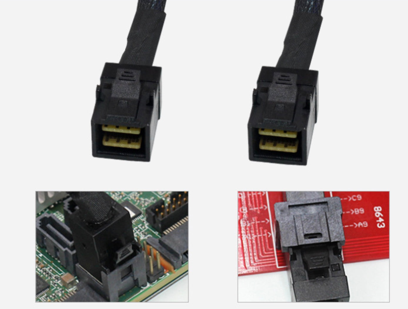 Mini SAS HD SFF-8643 internal server data cable