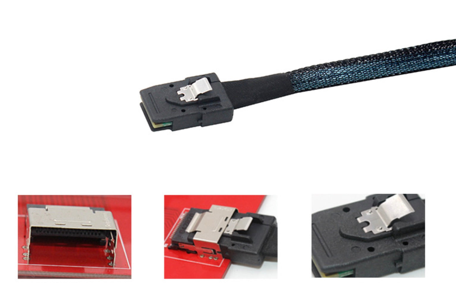 Mini SAS HD SFF-8643 90 degree to Mini SAS SFF-8087 