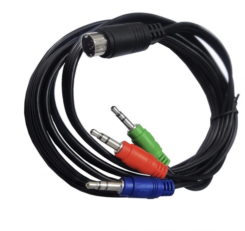 PC sound card audio breakout cable