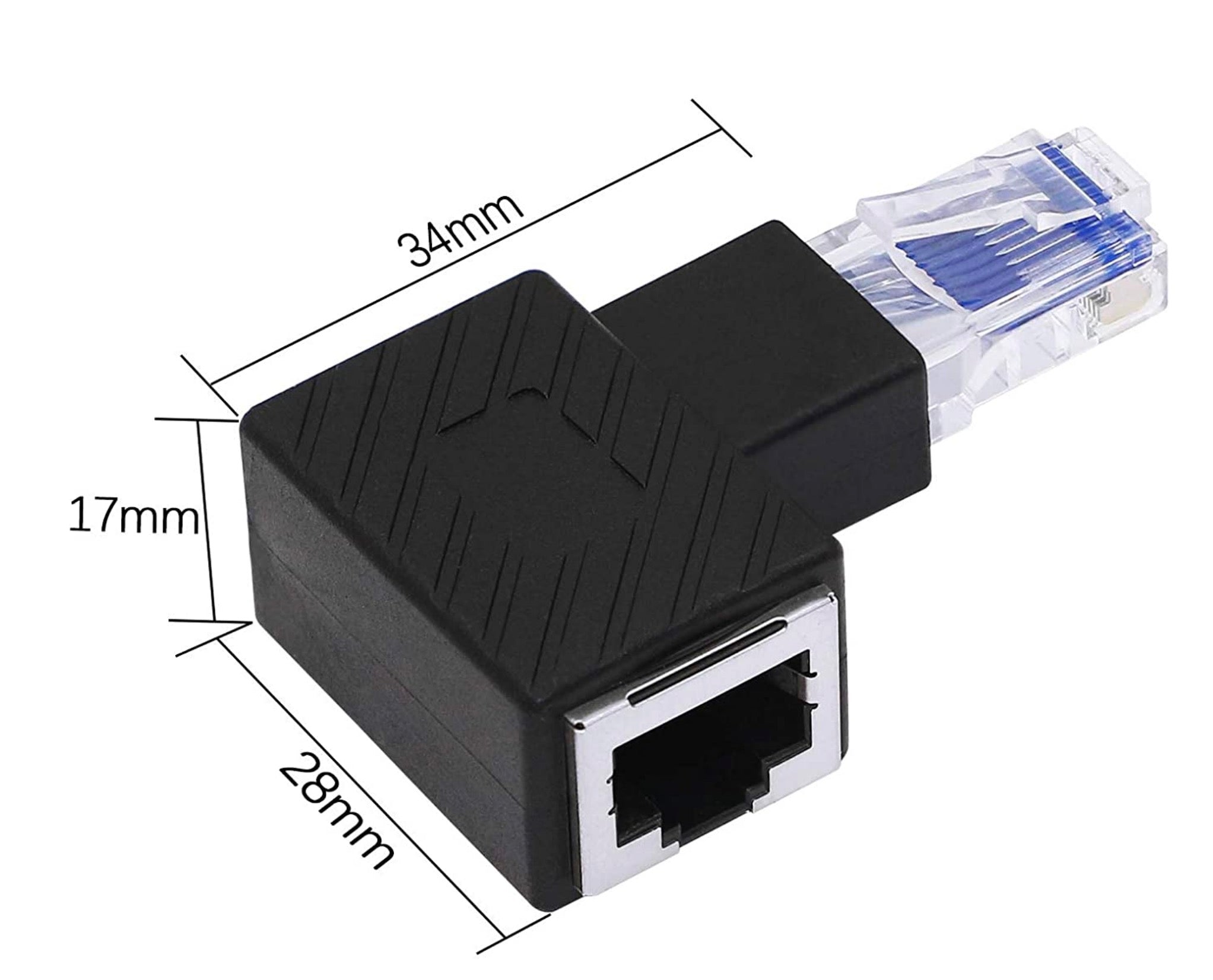 RJ45 male to female extension adapter 1