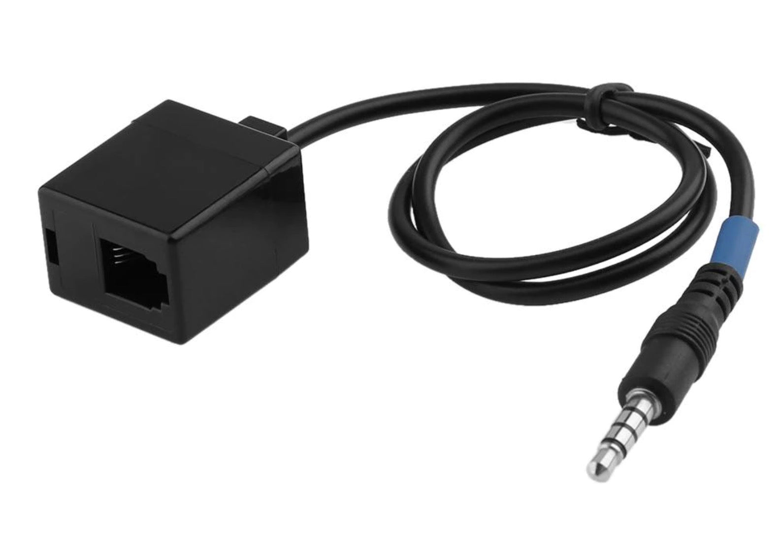 RJ9 4P4C female to 3.5mm male headset adapter cable