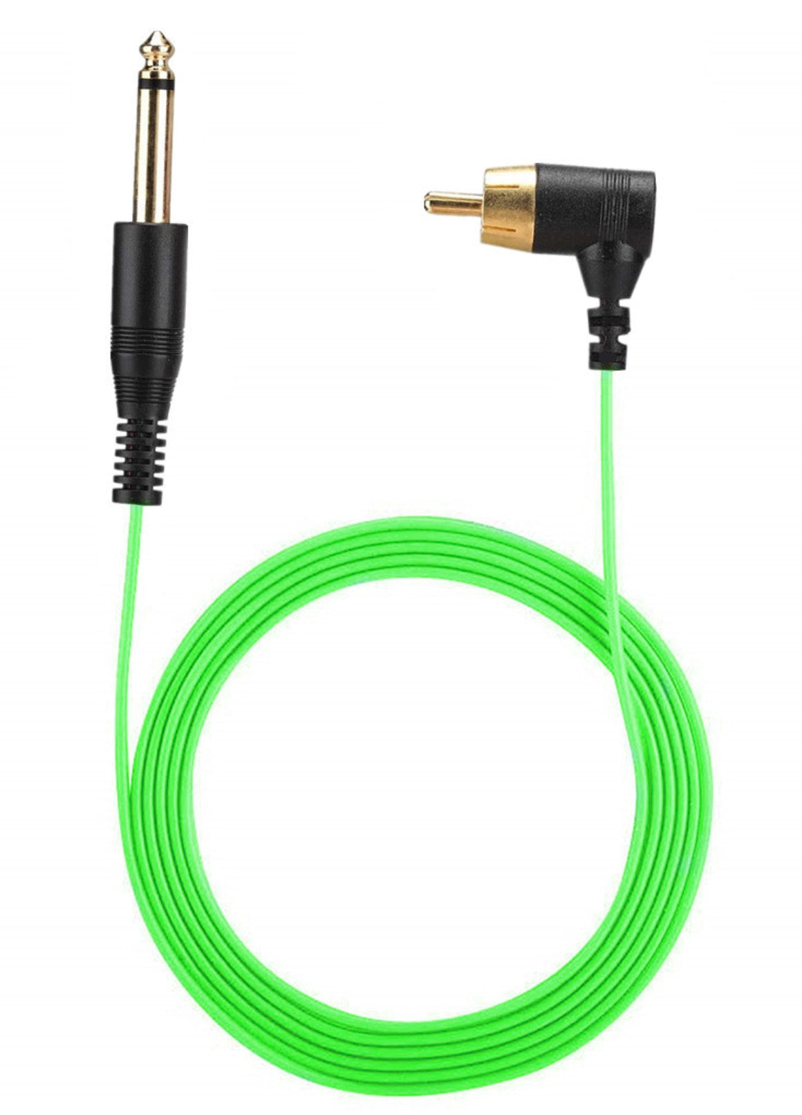 Right angle RCA tattoo machine cable