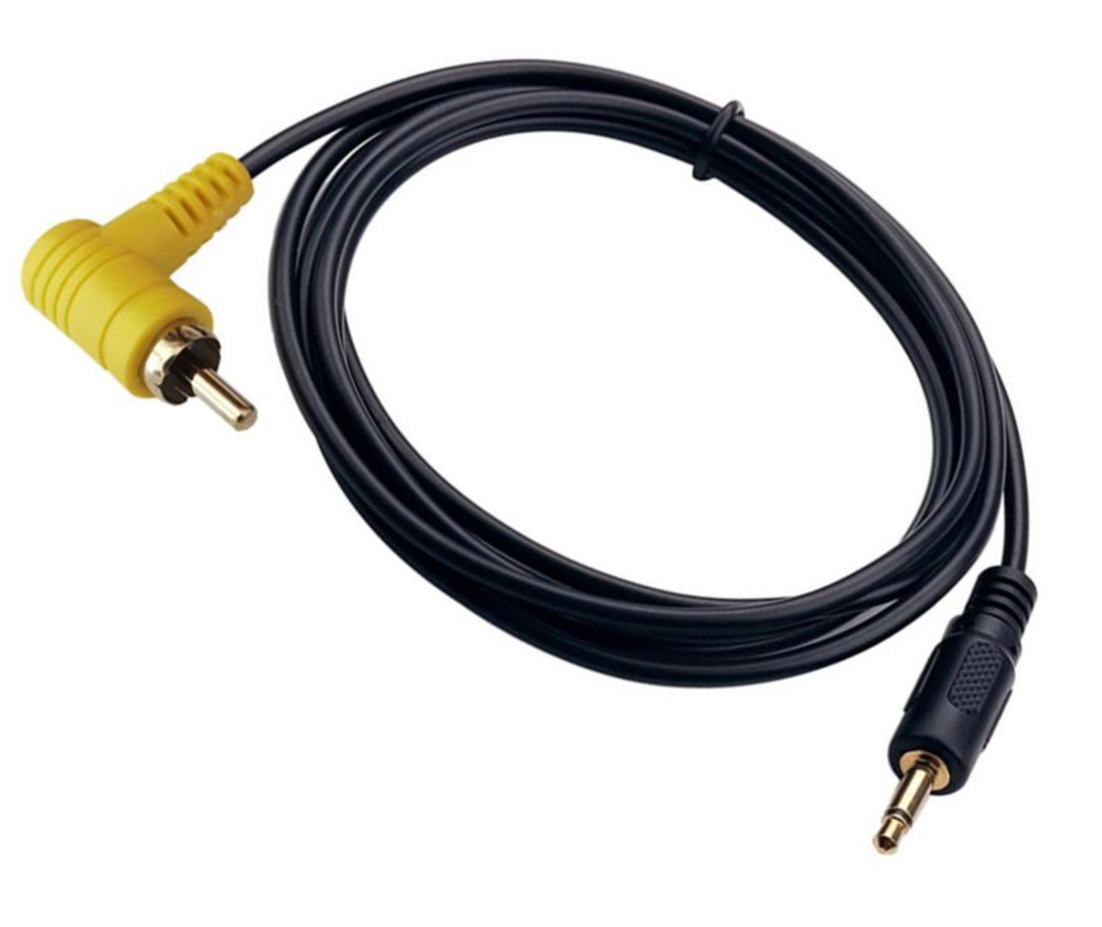 Right angle RCA to 3.5mm mono audio lead