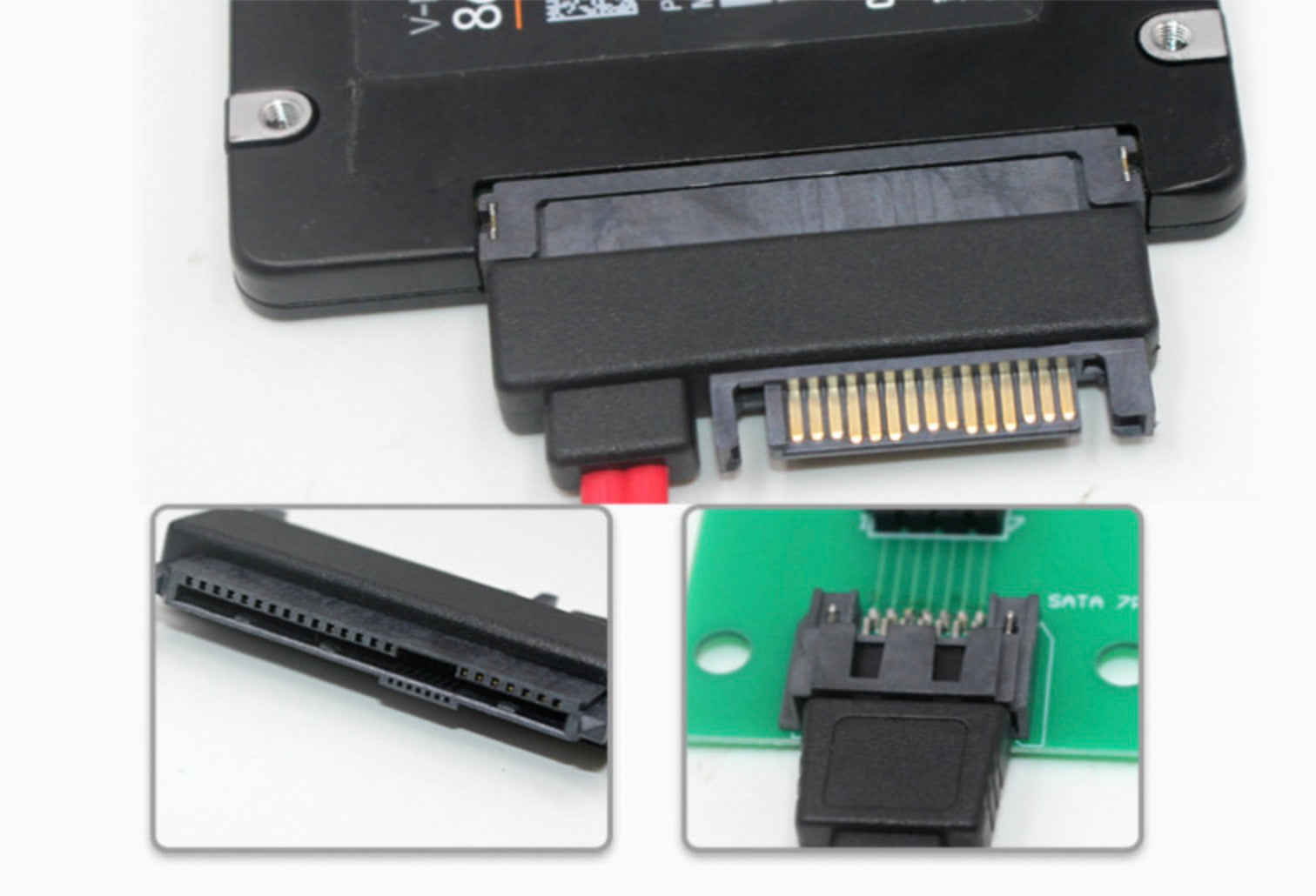 SAS 29pin to SATA 7-pin data and power cable