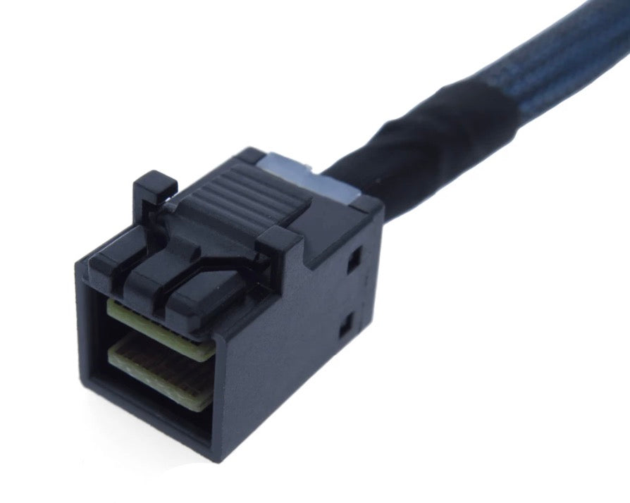 SATA 7-pin connectors on Mini SAS HD breakout cable