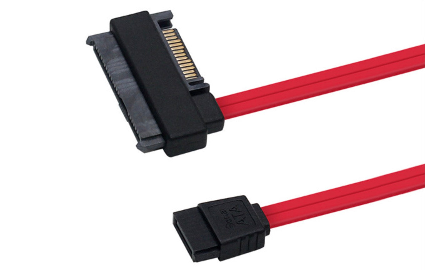 SFF-8482 SAS-style connector to SATA adapter cable