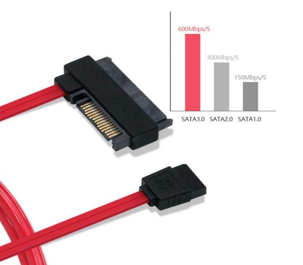 SFF-8482 SAS-style to SATA adapter cable