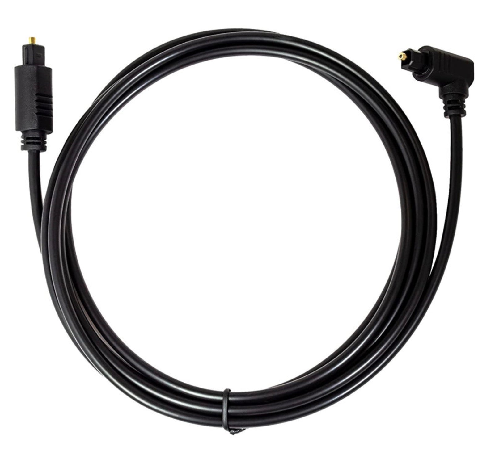Toslink S/PDIF angled connector audio cable