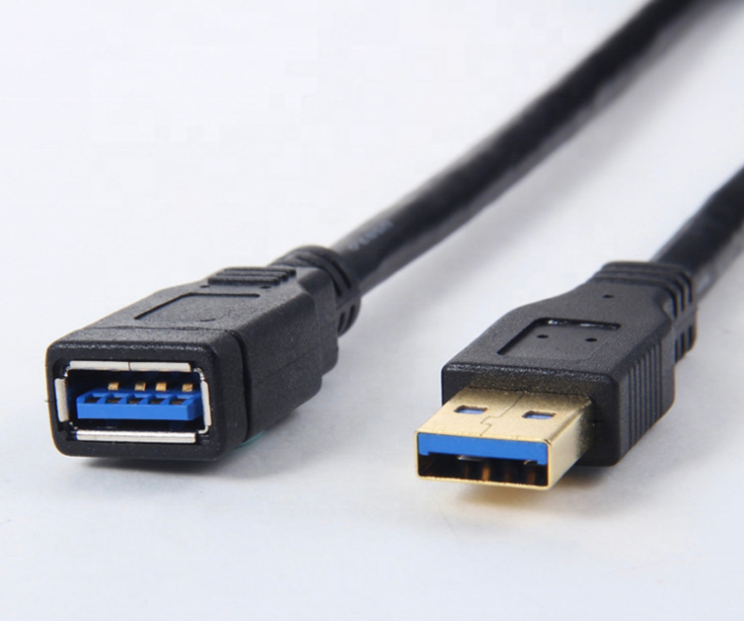 USB-A male connector close-up