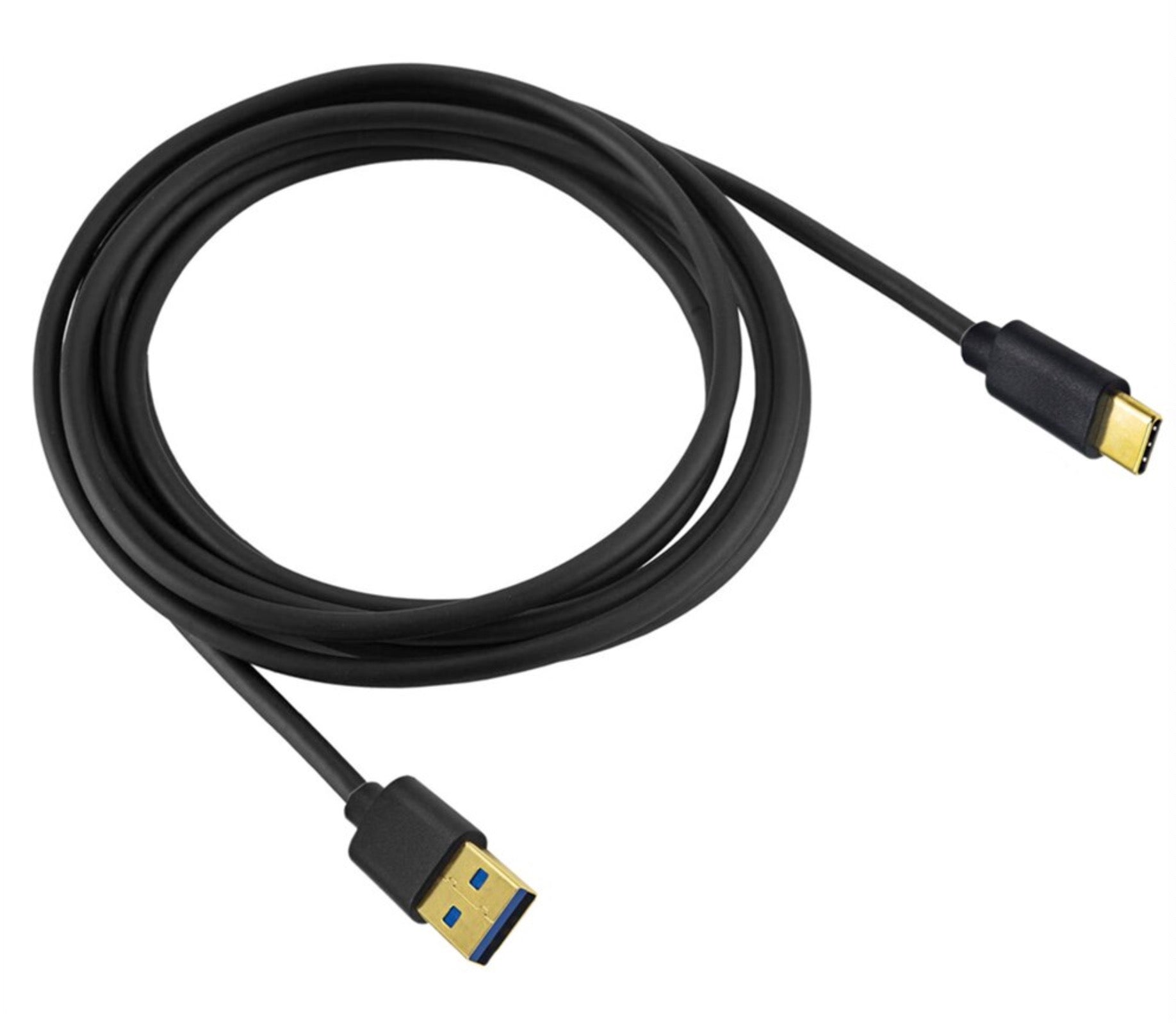 USB-C charging and data cable for laptop and phone