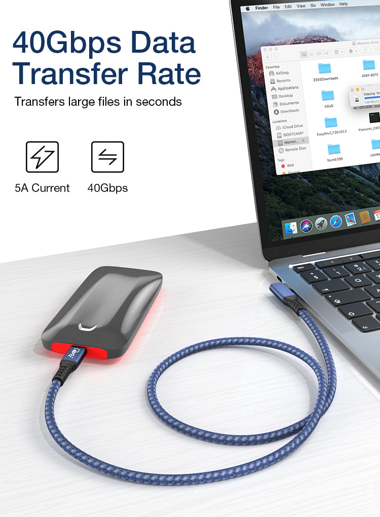 USB-C connector supporting 100W fast charging