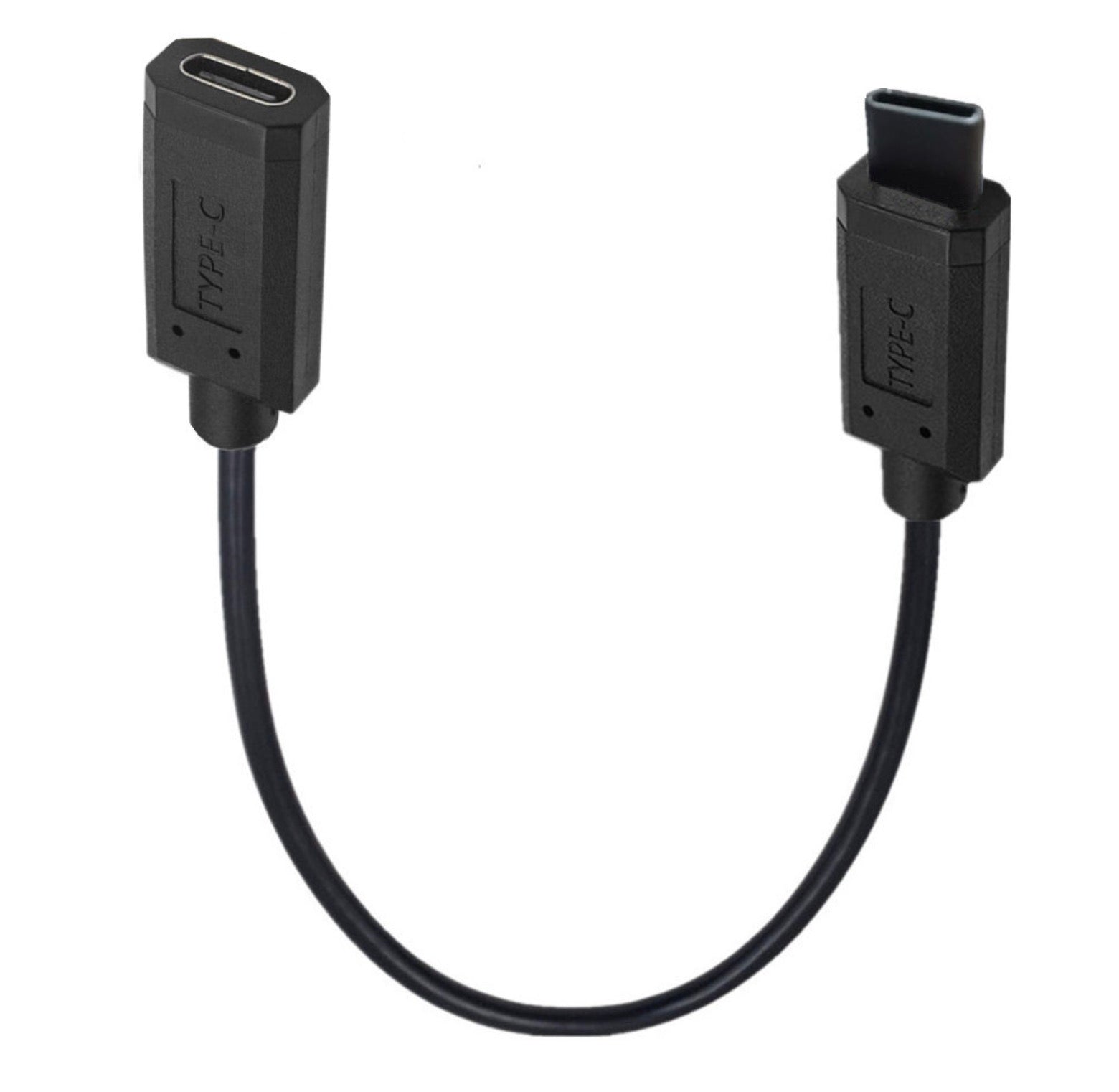 USB-C male to female test cable with anti-scratch connector