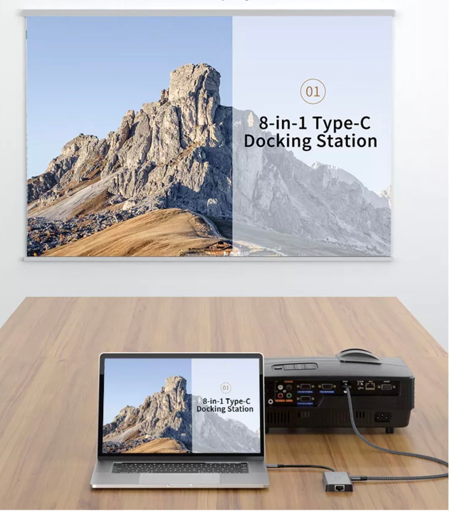 USB-C multiport adapter  SD and TF card reader