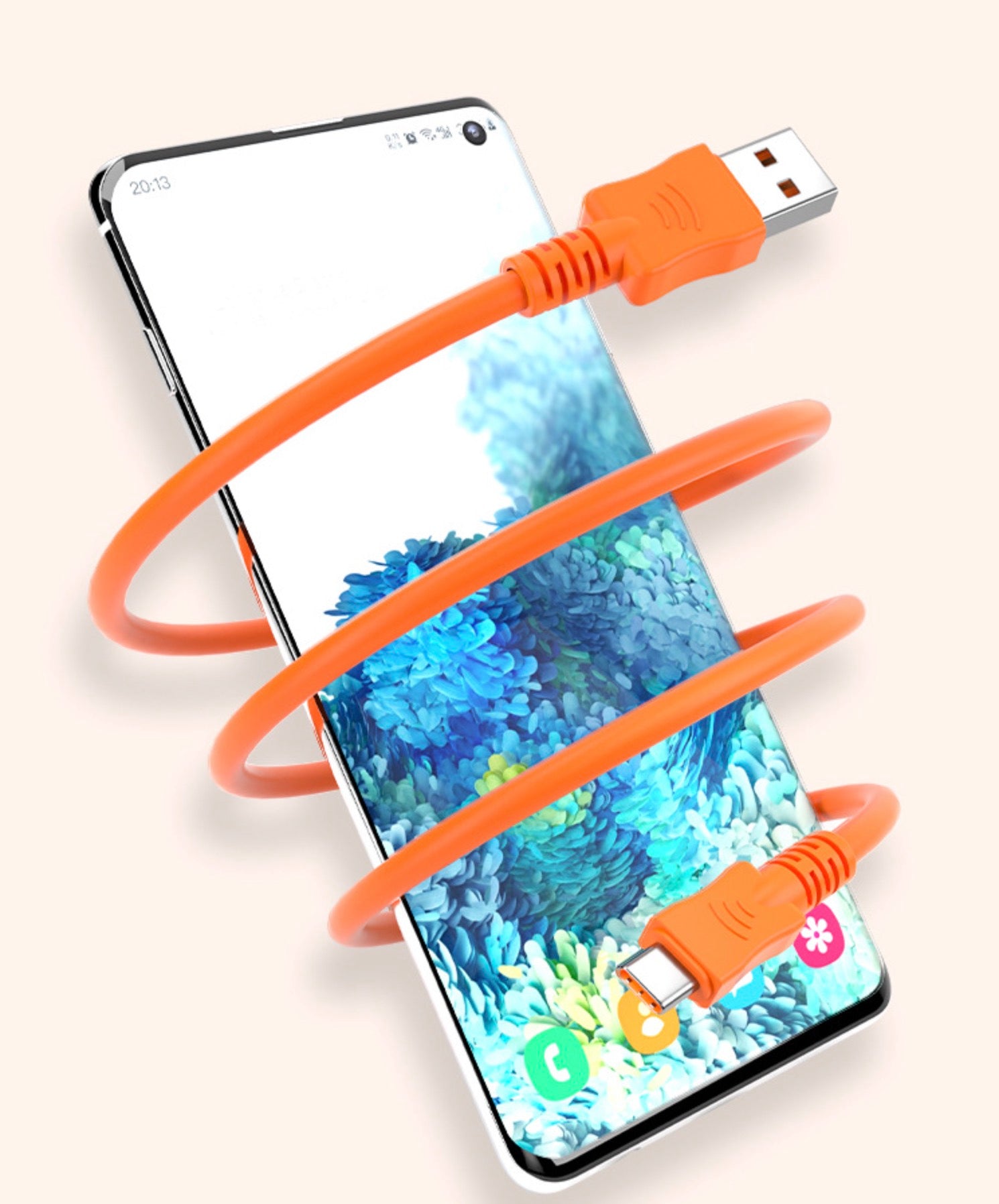 USB C to USB A fast charging cable