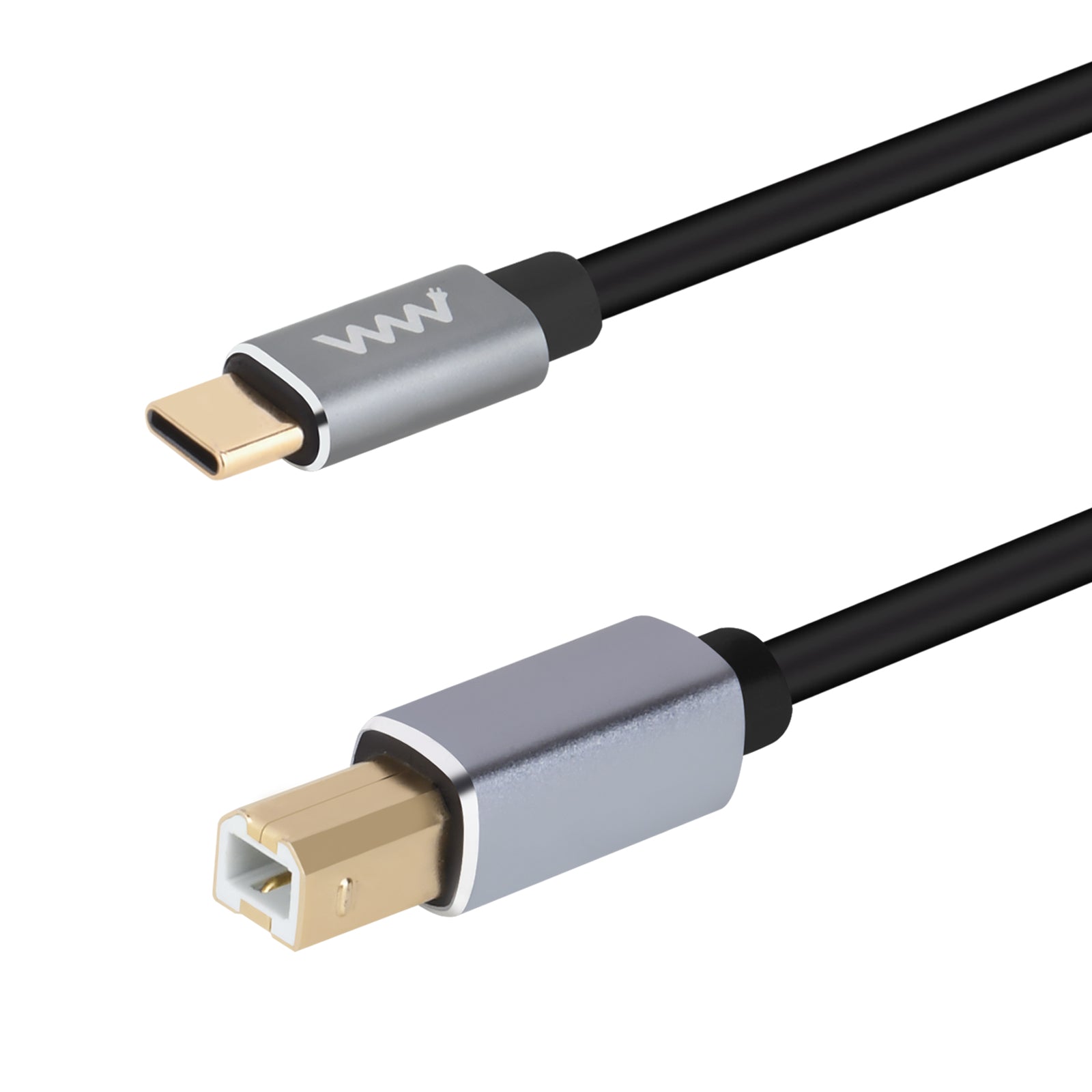 USB-C to USB-B MIDI and printer cable