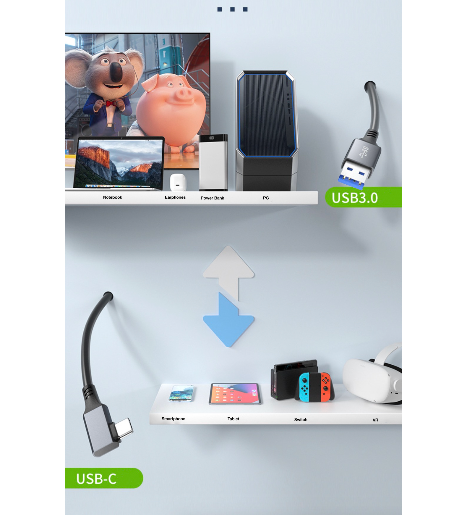 Oculus link usb outlet hub