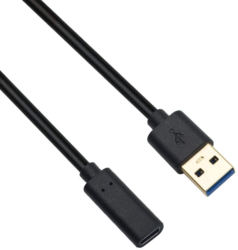 USB 3.0 to USB-C female adapter for data transfer
