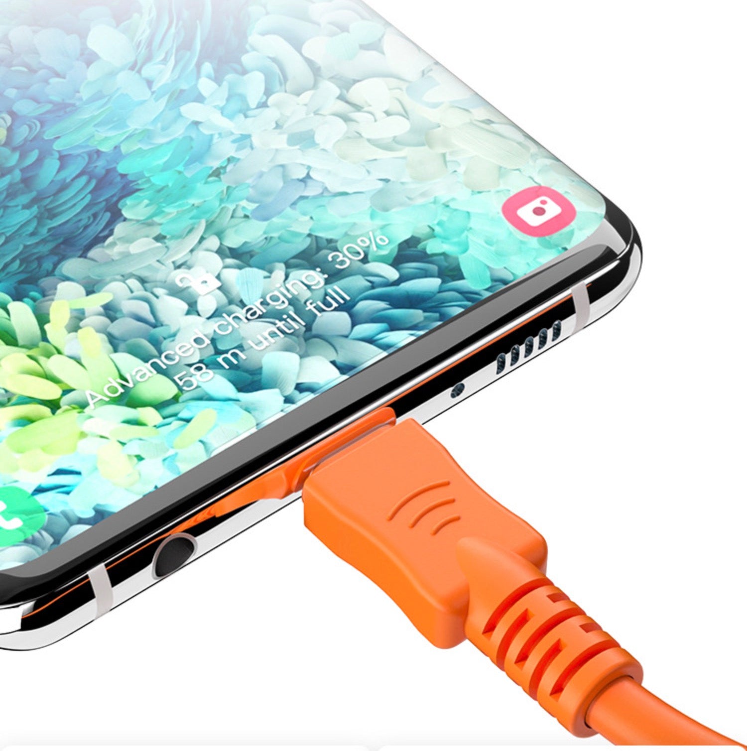 USB A to USB C charger cable for smartphones
