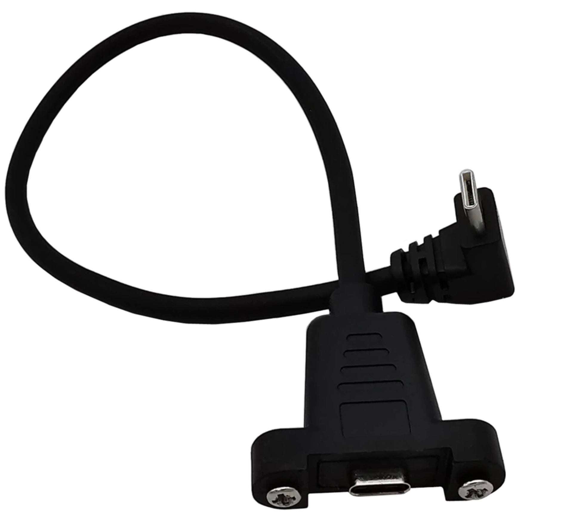 USB-C female panel connector extension lead