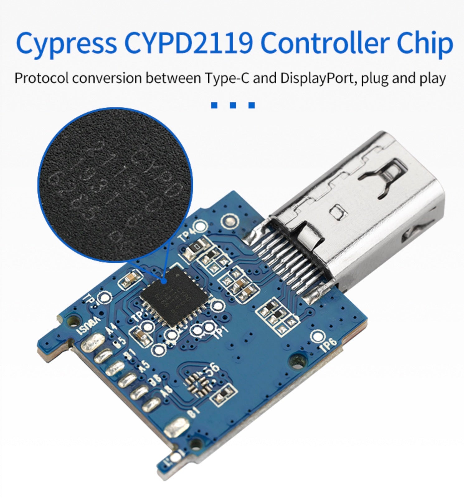 USB C to Mini DisplayPort 4K converter cable