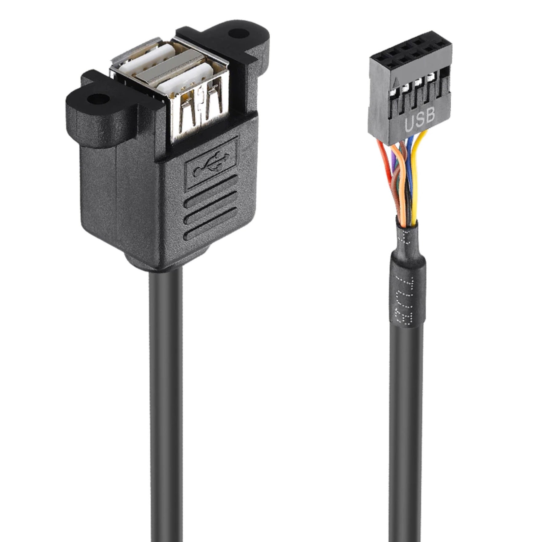 USB motherboard cable for custom PC and industrial use